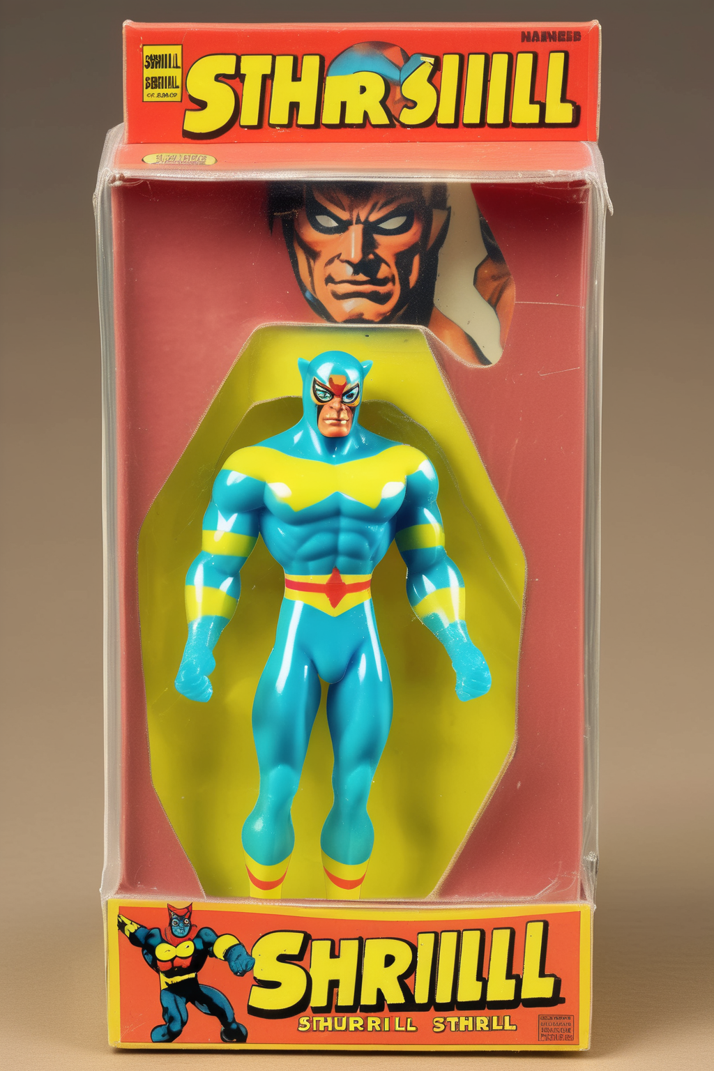 00005-18307560-_lora_1987 Action Figure Playset Packaging_1_1987 Action Figure Playset Packaging - 1975s packshot of superhero figure named 'Ti.png